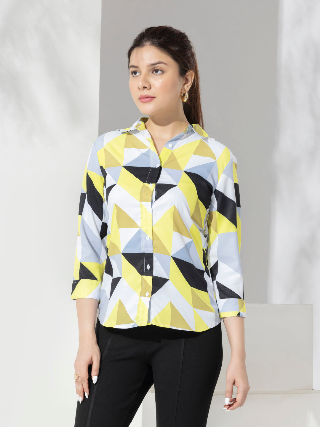 Geometric Print Casual Fashion Shirt