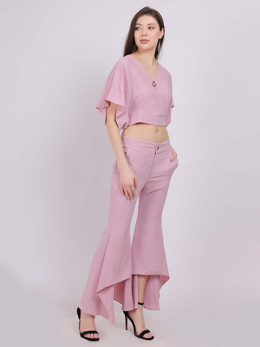 Fashion Co-ord-Set With Designer Pants
