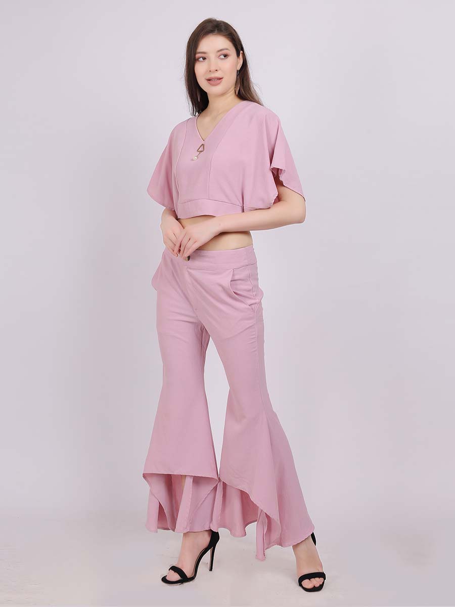 Fashion Co-ord-Set With Designer Pants
