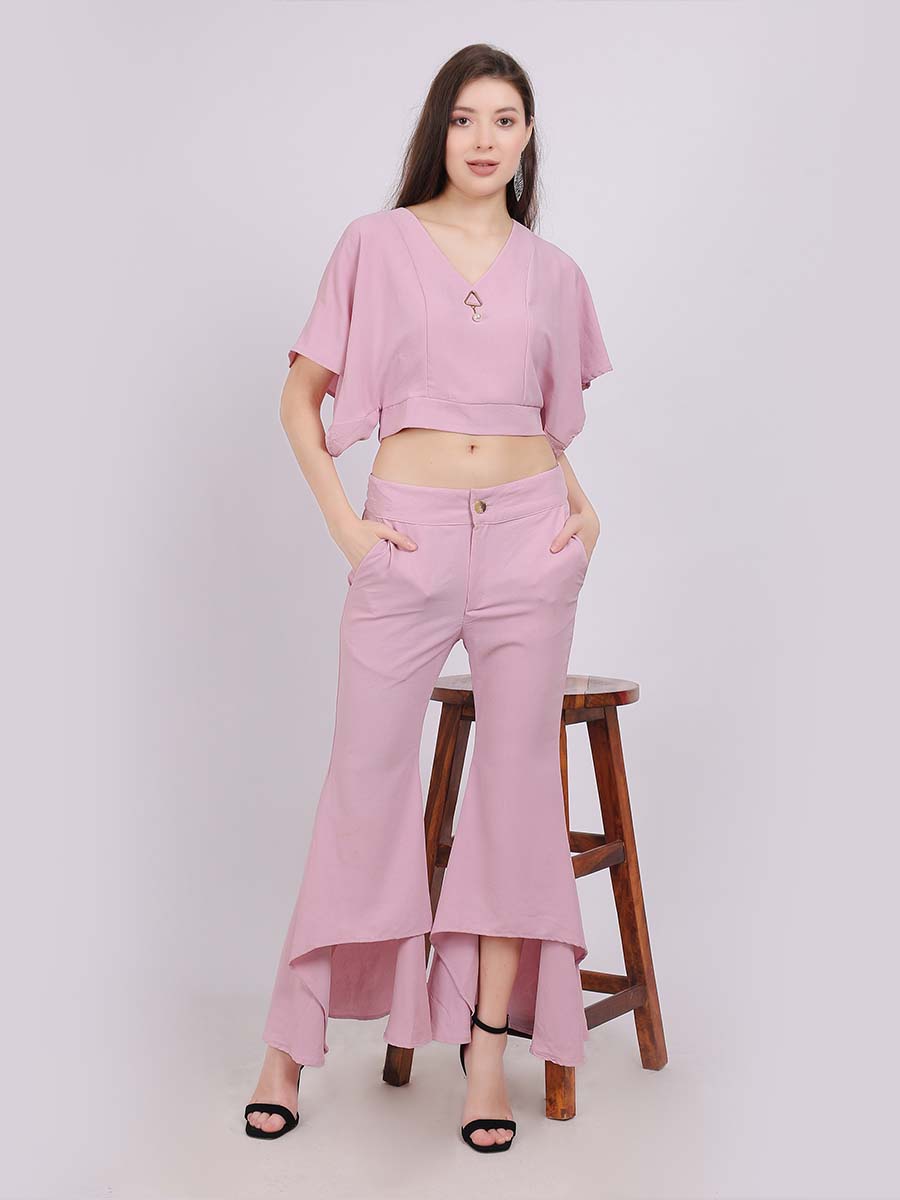Fashion Co-ord-Set With Designer Pants