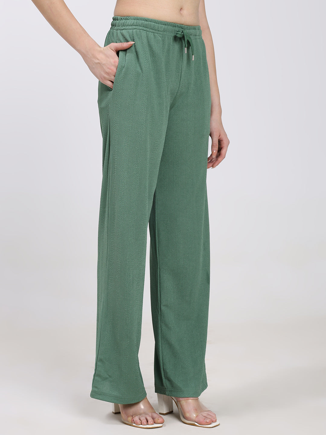 Olive Straight Fit Fashion Pant