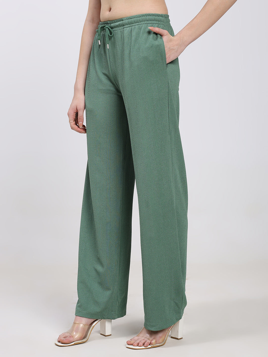 Olive Straight Fit Fashion Pant