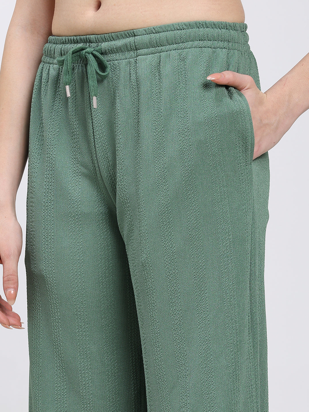 Olive Straight Fit Fashion Pant