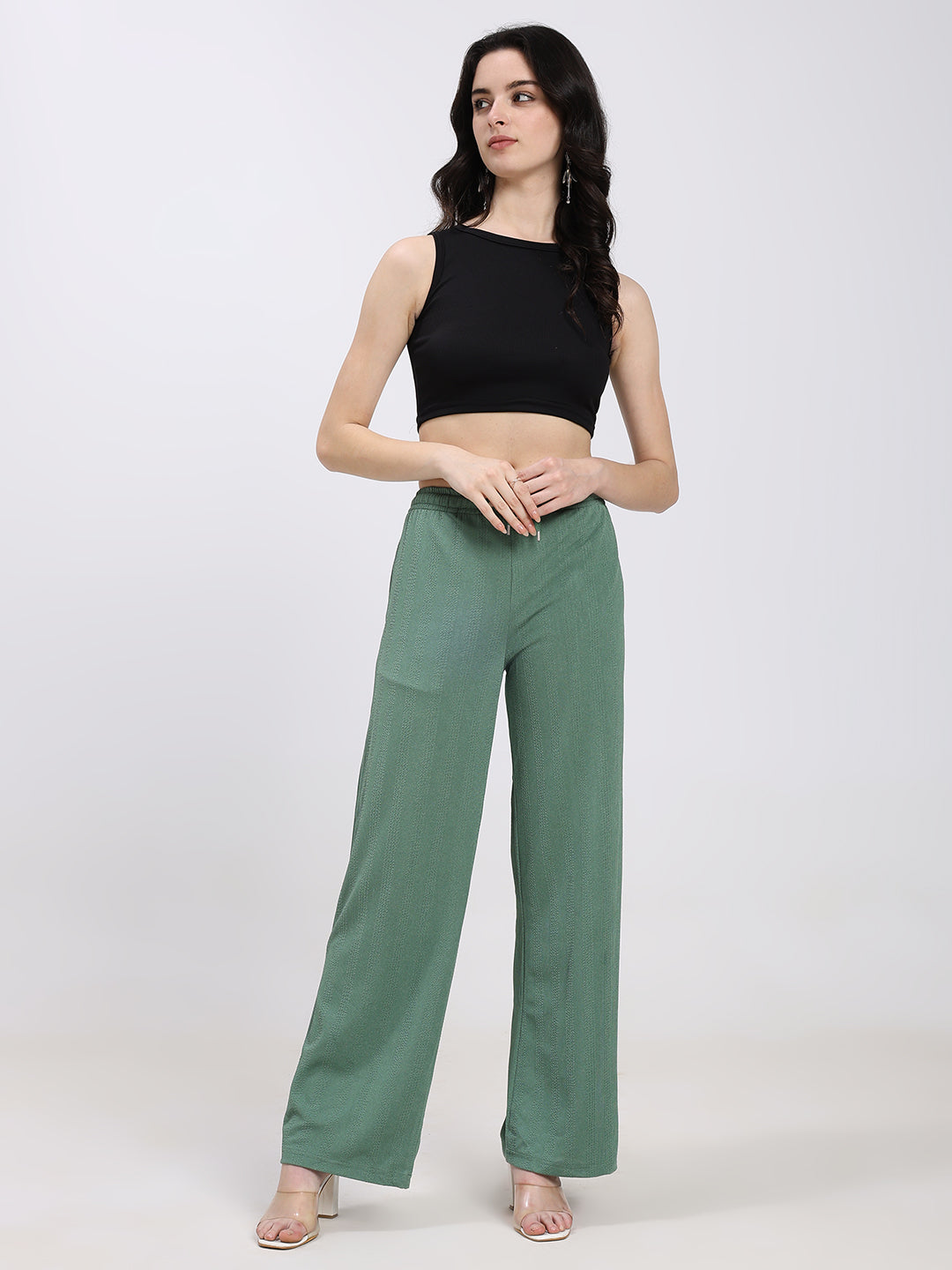 Olive Straight Fit Fashion Pant