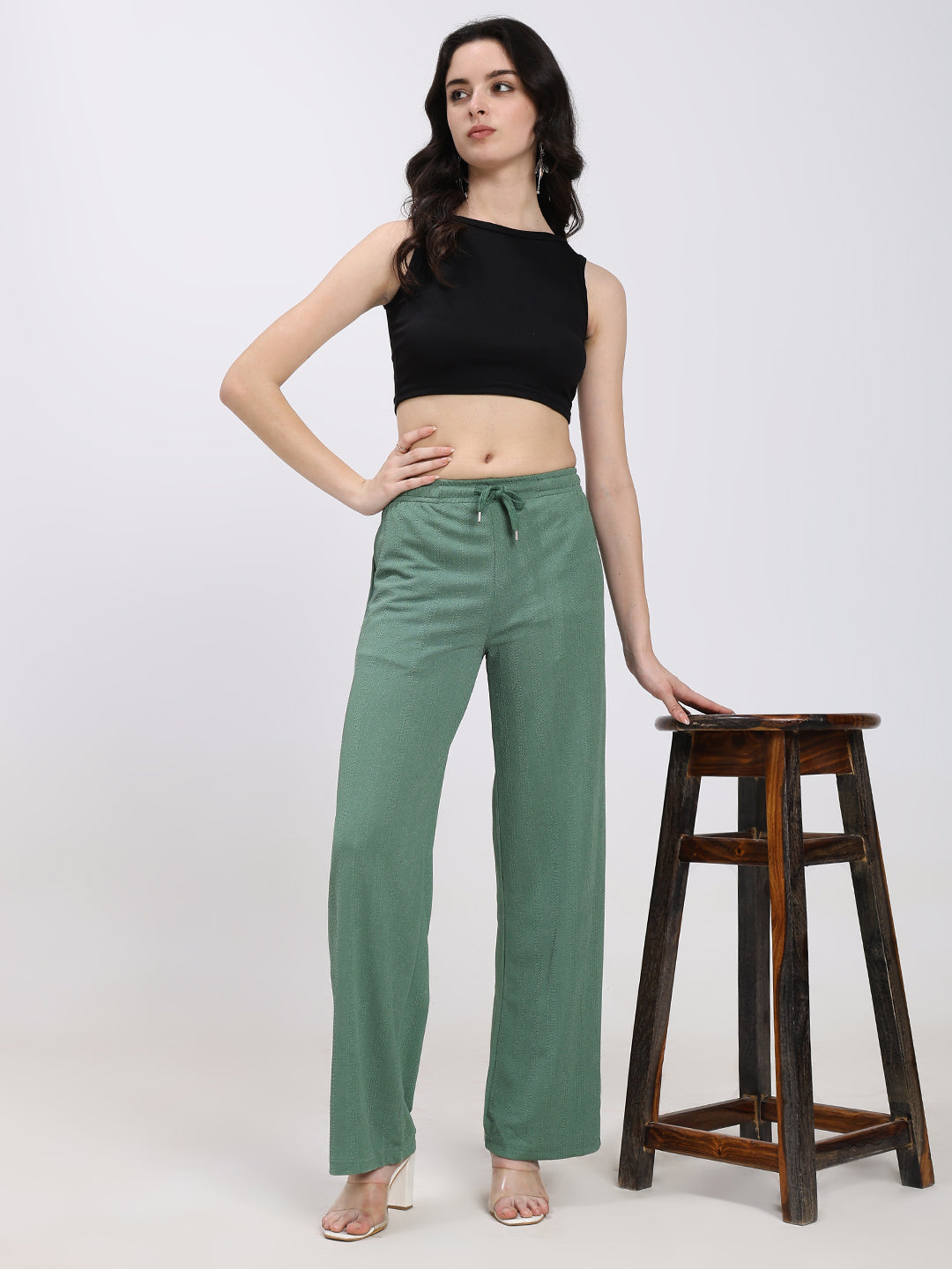 Olive Straight Fit Fashion Pant
