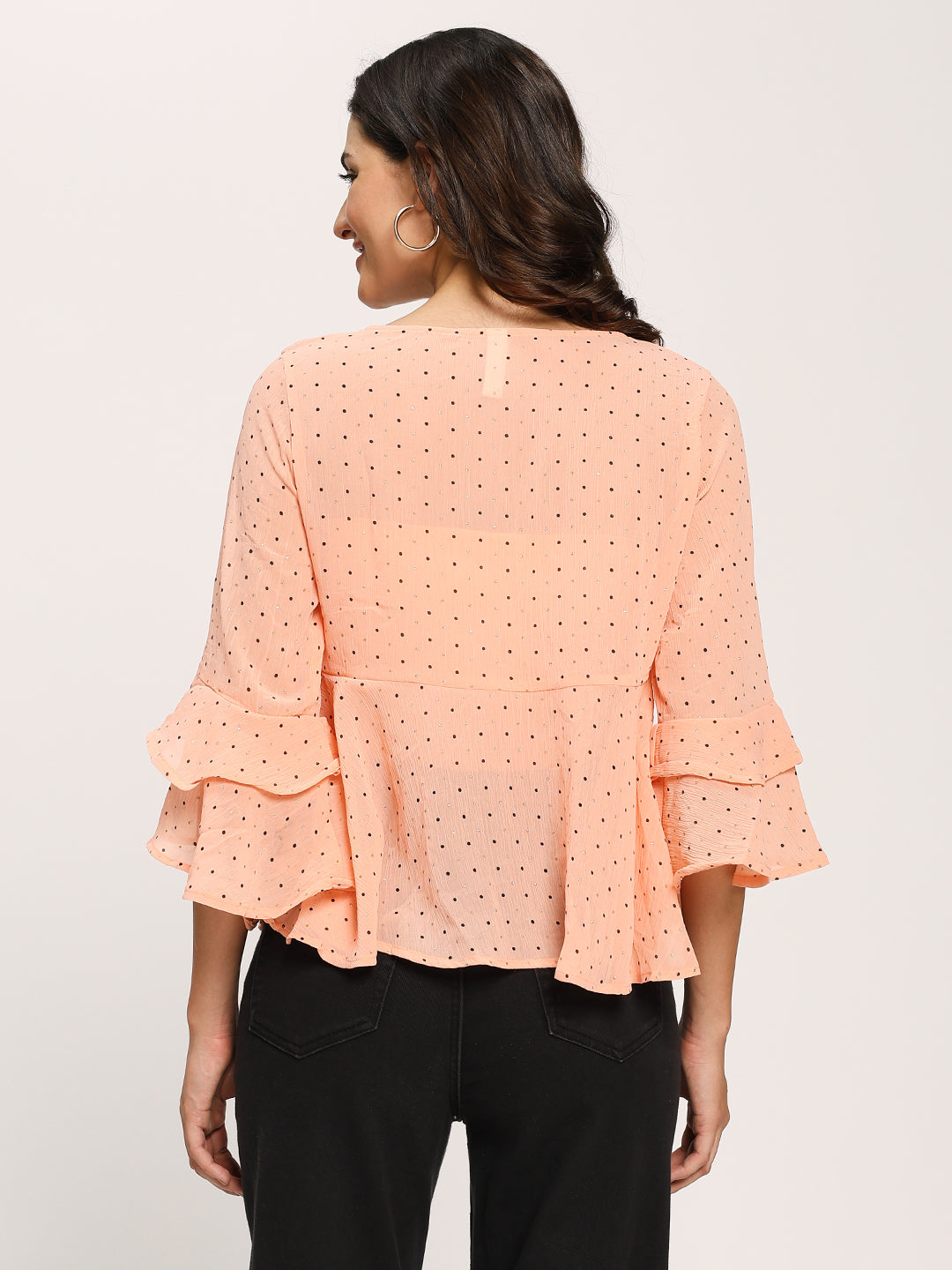 Pink Fashion Layered Top With Tube
