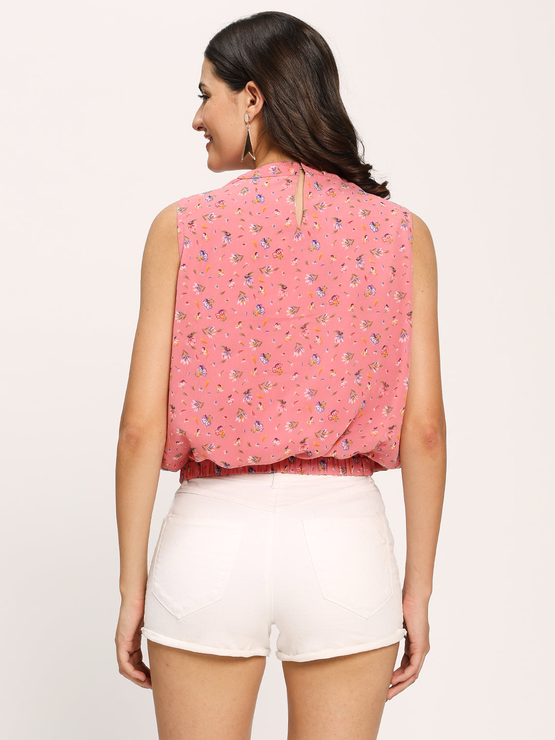 Pink Basic Fashion Casual Top