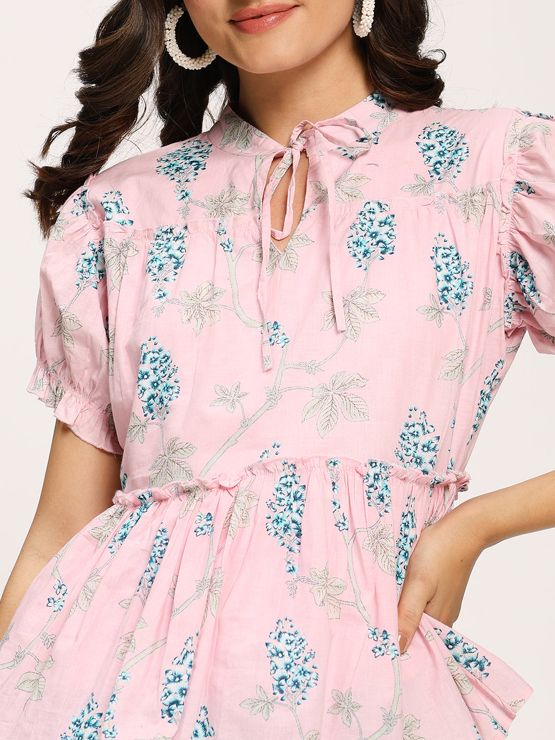 Pink Basic Fashion Casual Top