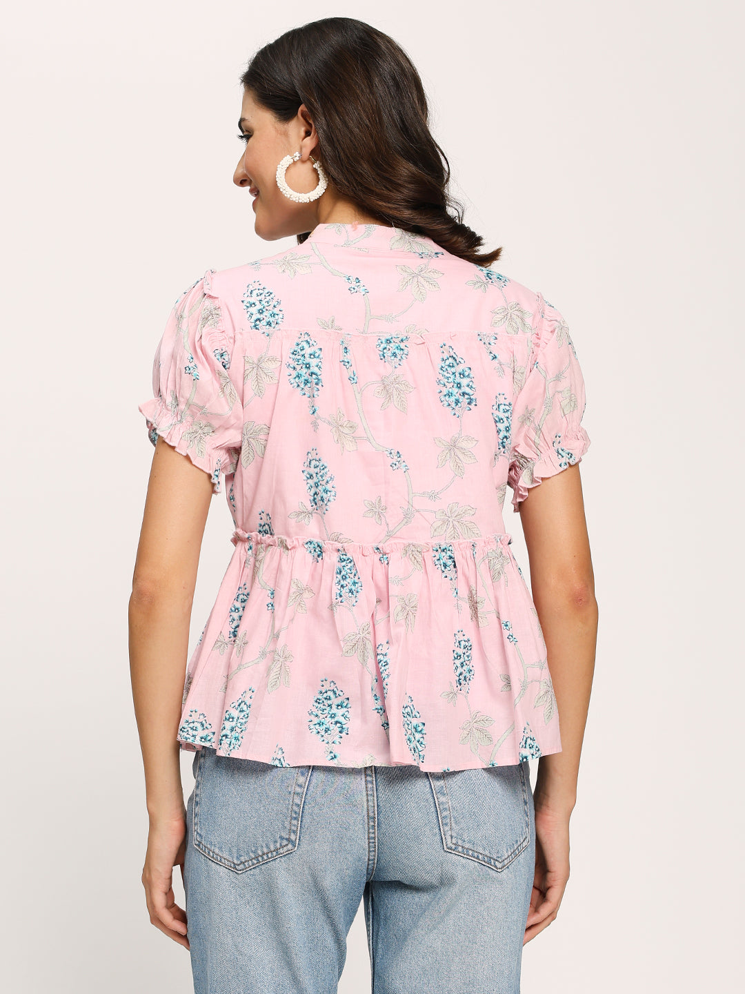 Pink Basic Fashion Casual Top