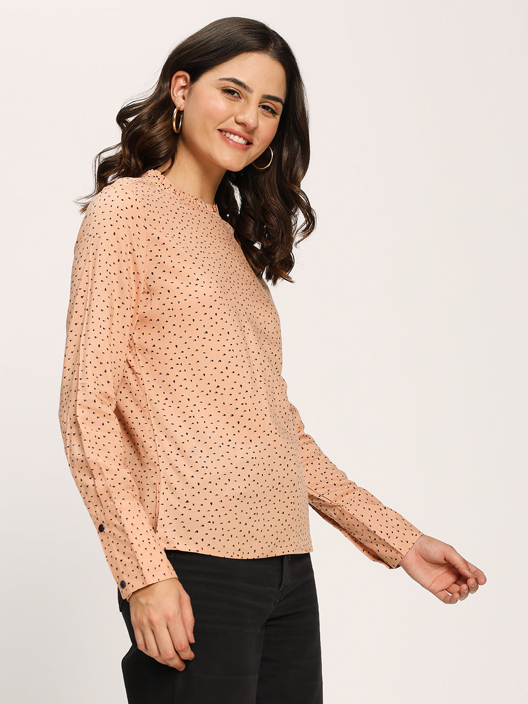 Pink Basic Fashion Casual Top