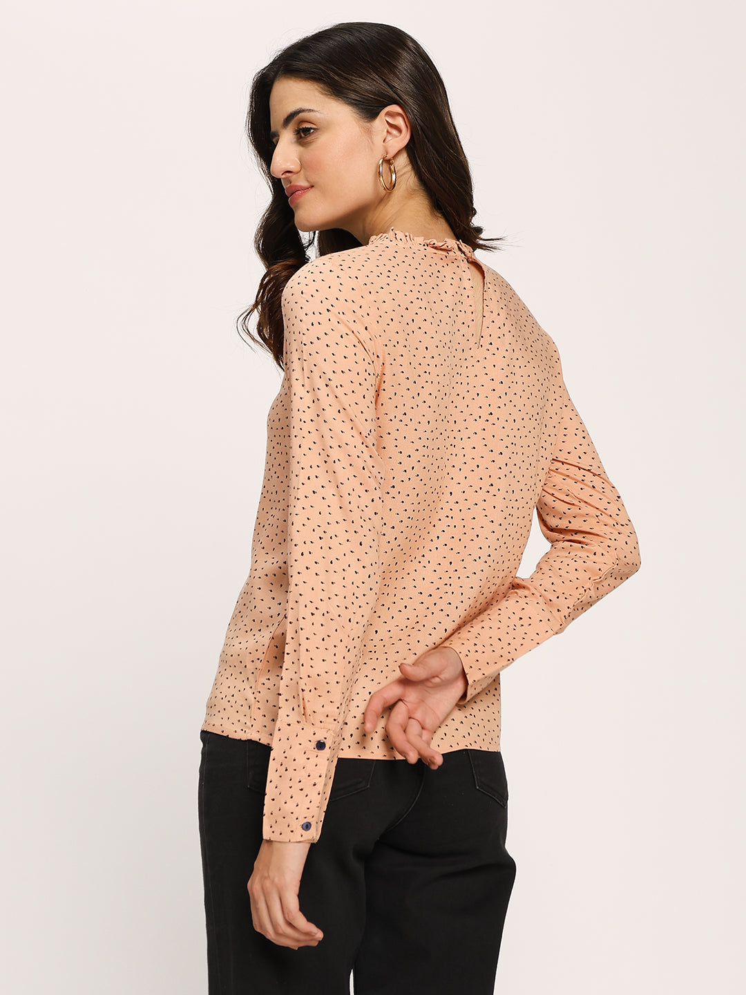 Pink Basic Fashion Casual Top