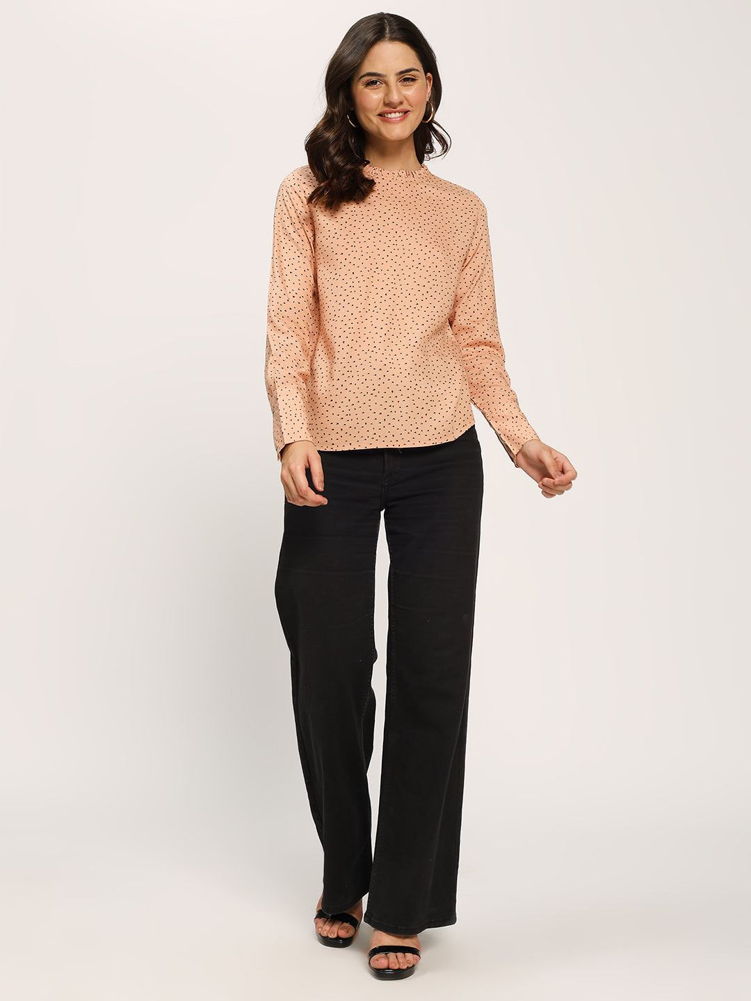 Pink Basic Fashion Casual Top