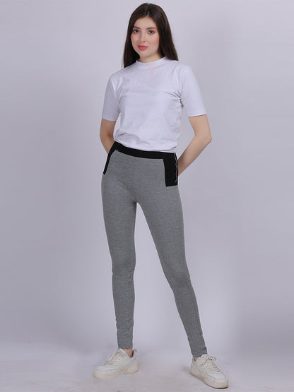 Light Milange Narrow Fit Stretchable Jeggings