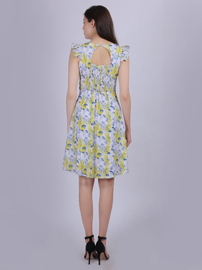 Floral Print Fashion Dress