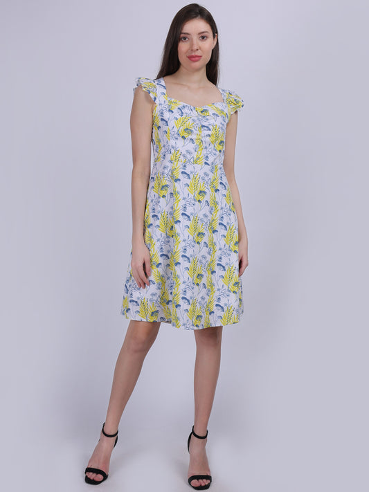 Floral Print Fashion Dress