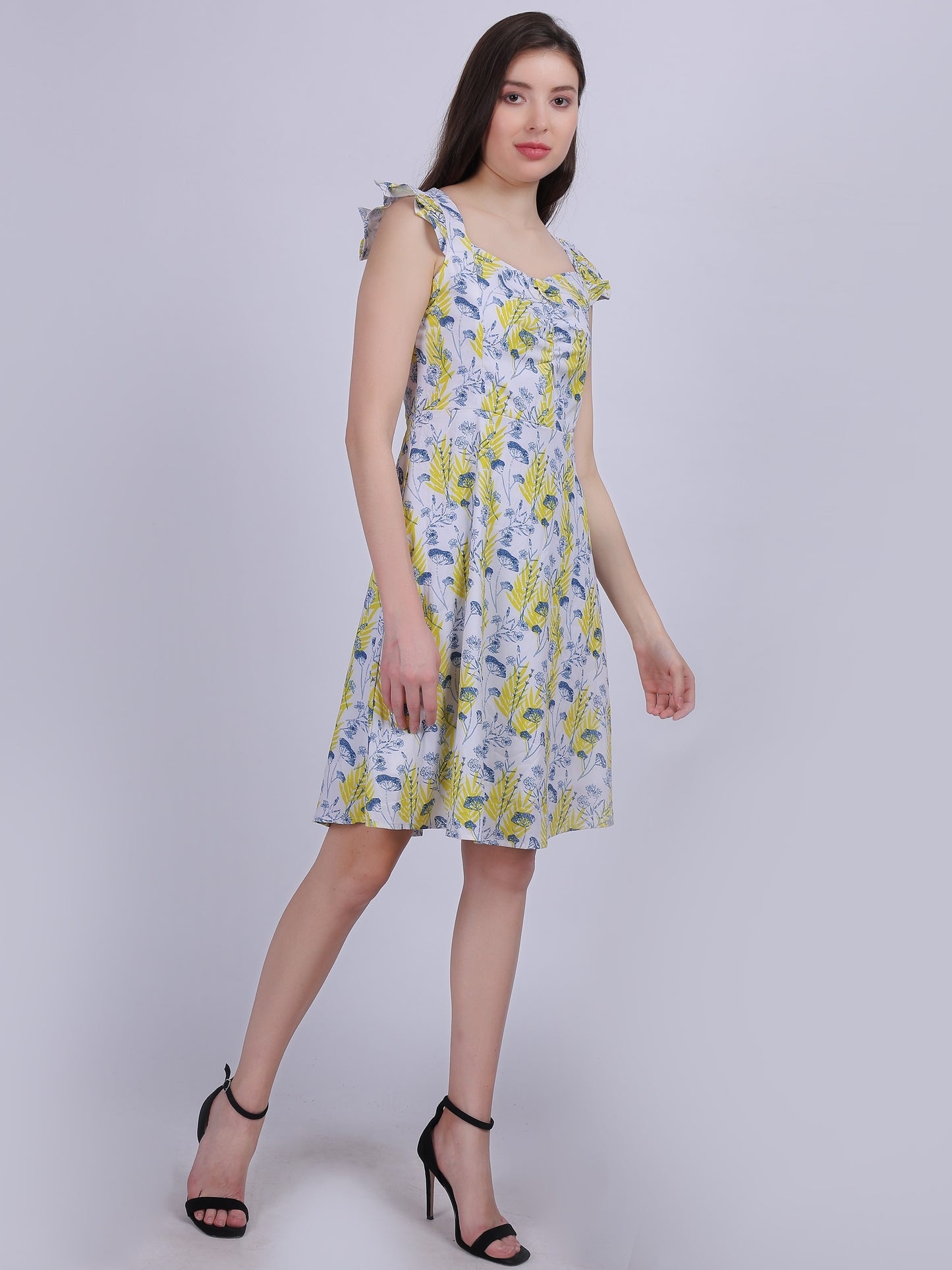 Floral Print Fashion Dress