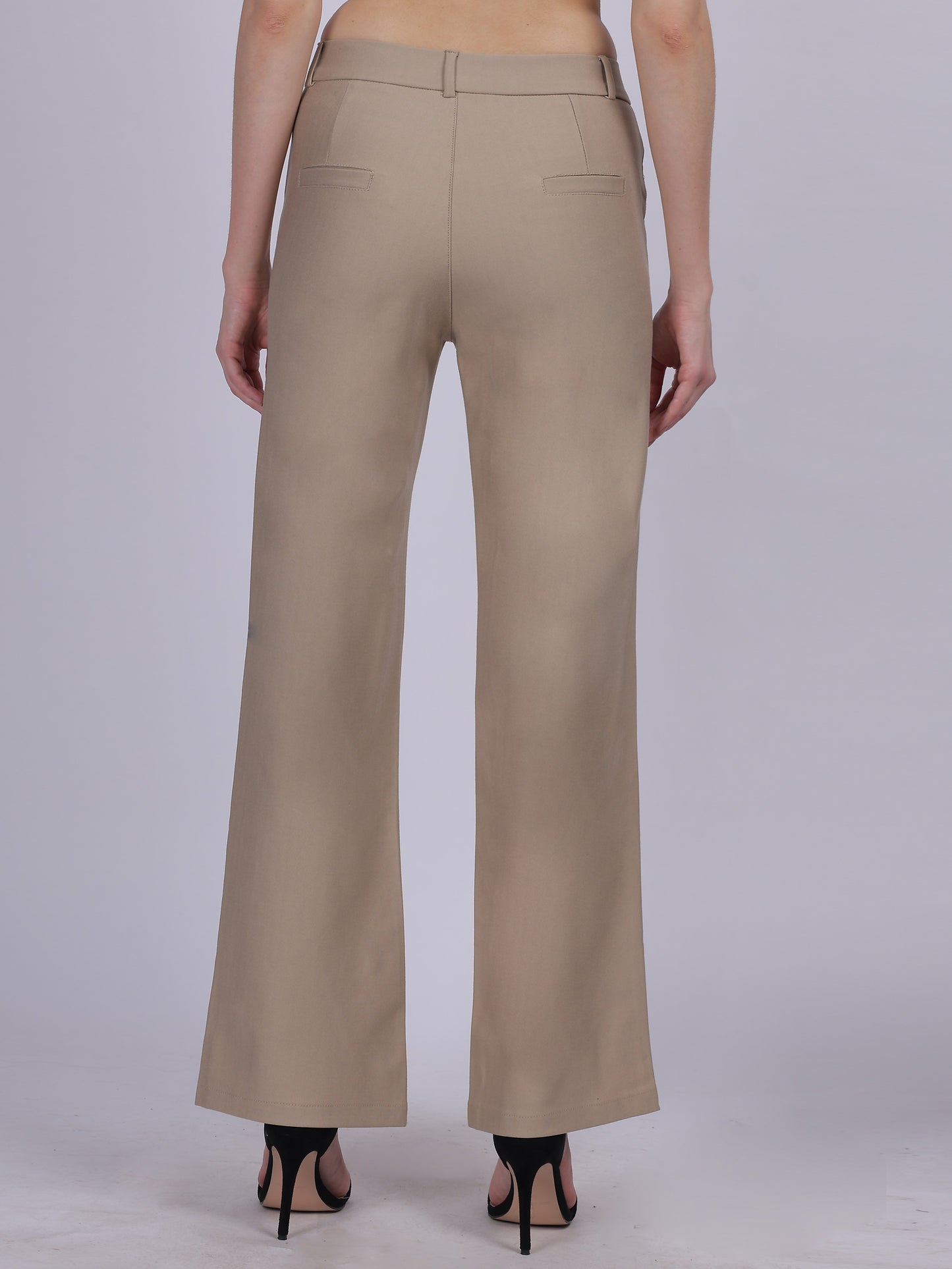 Straight Fit Stretchable Fashion Formal Pants