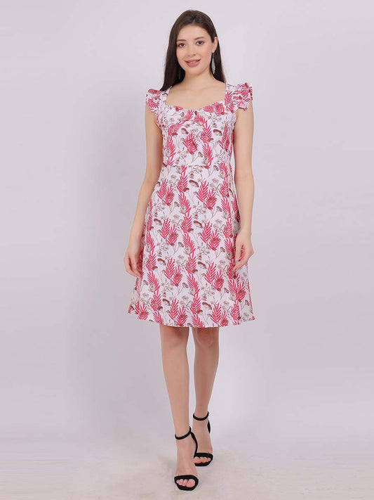 Floral Print Fashion Dress