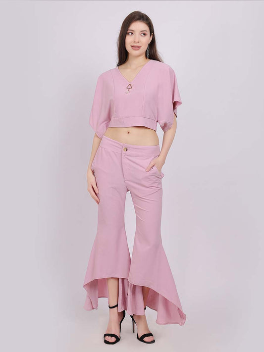 Fashion Co-ord-Set With Designer Pants