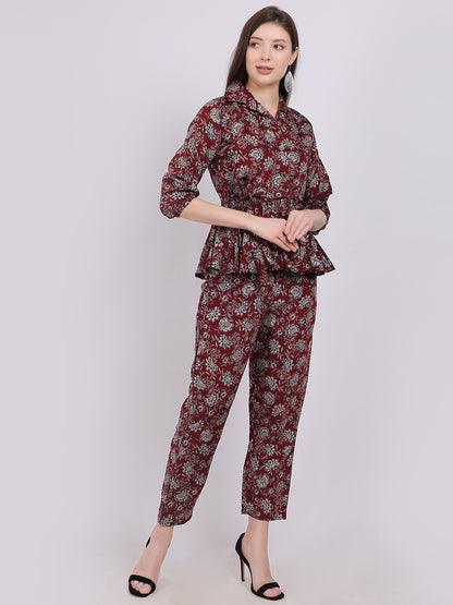 Abstract Floral Fashion Co-ord Set