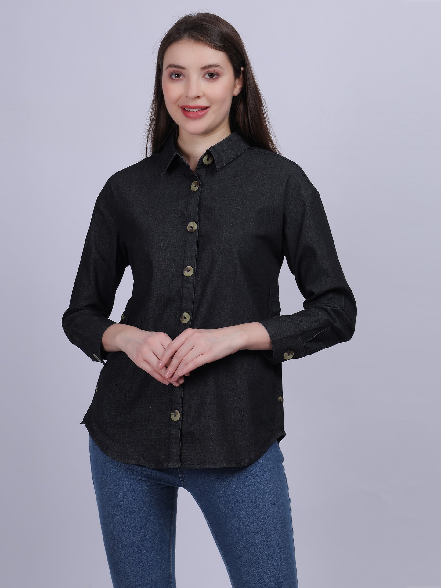 Cotton Denim Casual Fashion Shirt