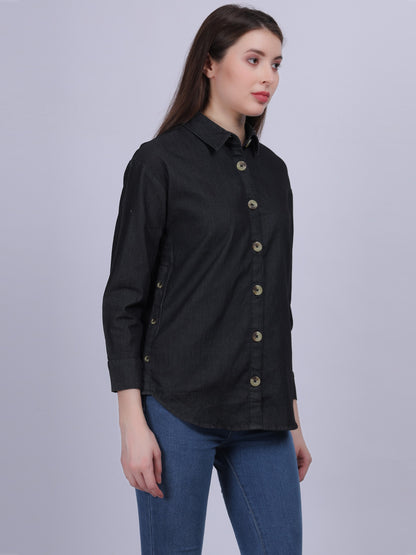 Cotton Denim Casual Fashion Shirt