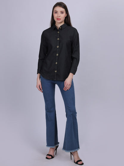 Cotton Denim Casual Fashion Shirt