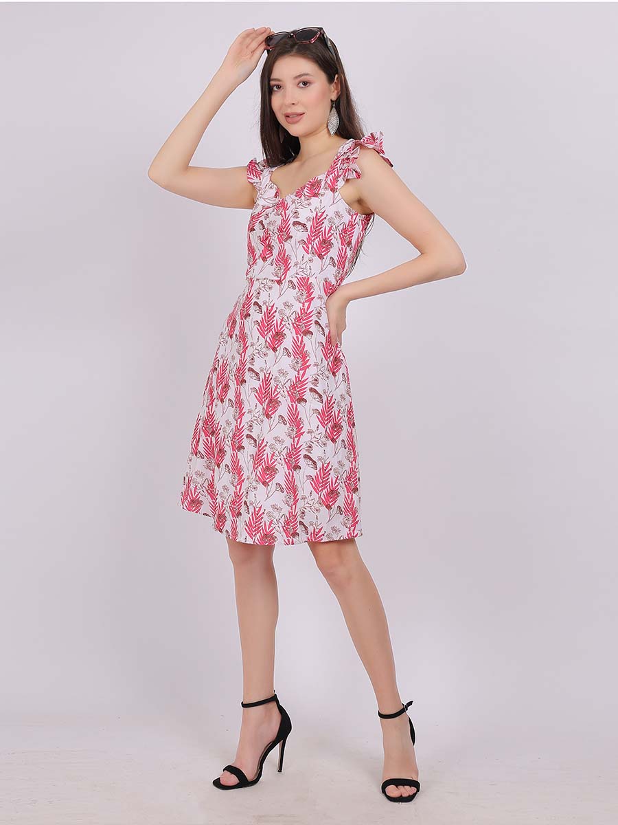 Floral Print Fashion Dress