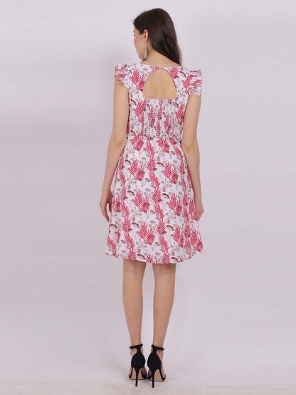 Floral Print Fashion Dress