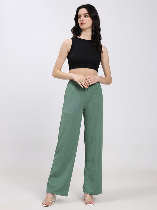 Olive Straight Fit Fashion Pant