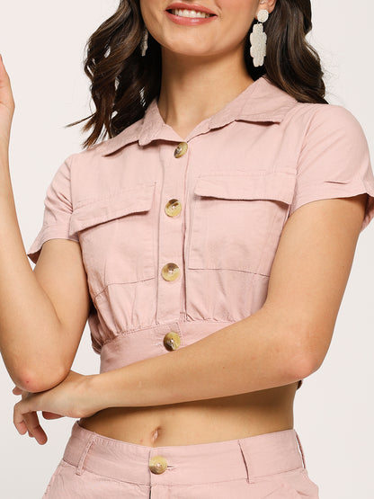 Pink Fashion Cord Set