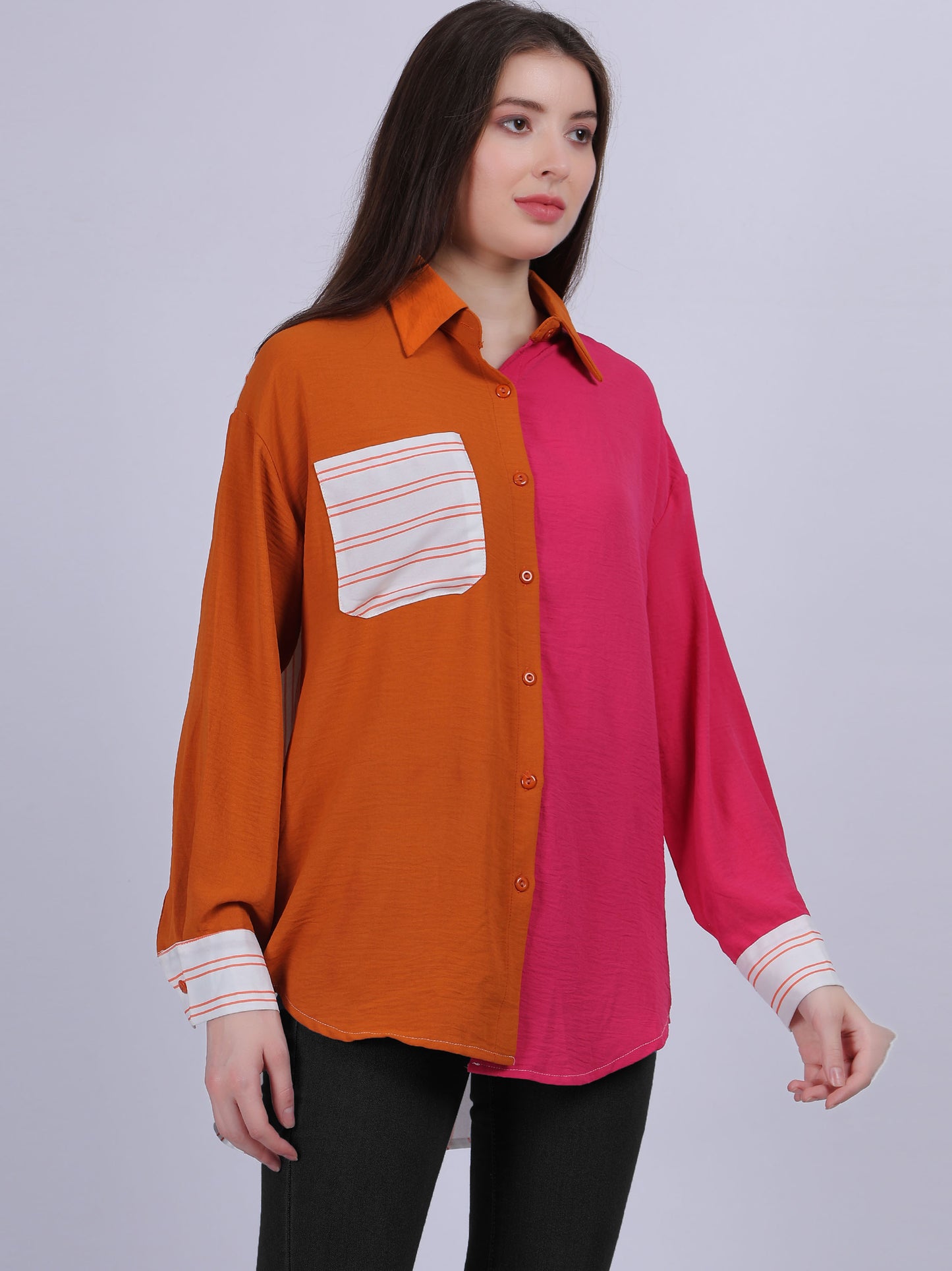 Oversized Mix & Match Fashion Shirt