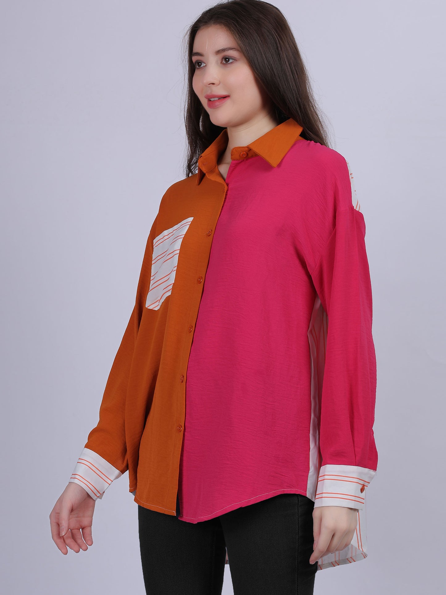 Oversized Mix & Match Fashion Shirt