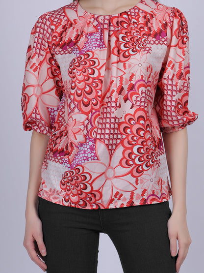 Basic Printed Fashion Top